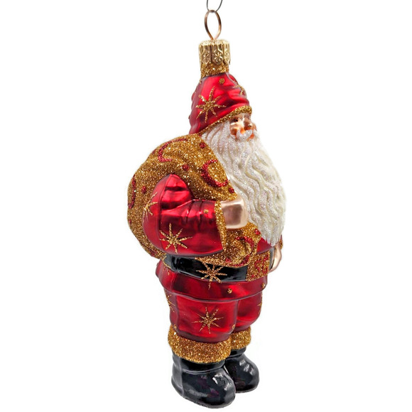 Patricia Breen Nordstrom Santa Claus Red Moon Star Celestial Christmas Ornament - Picture 2 of 10